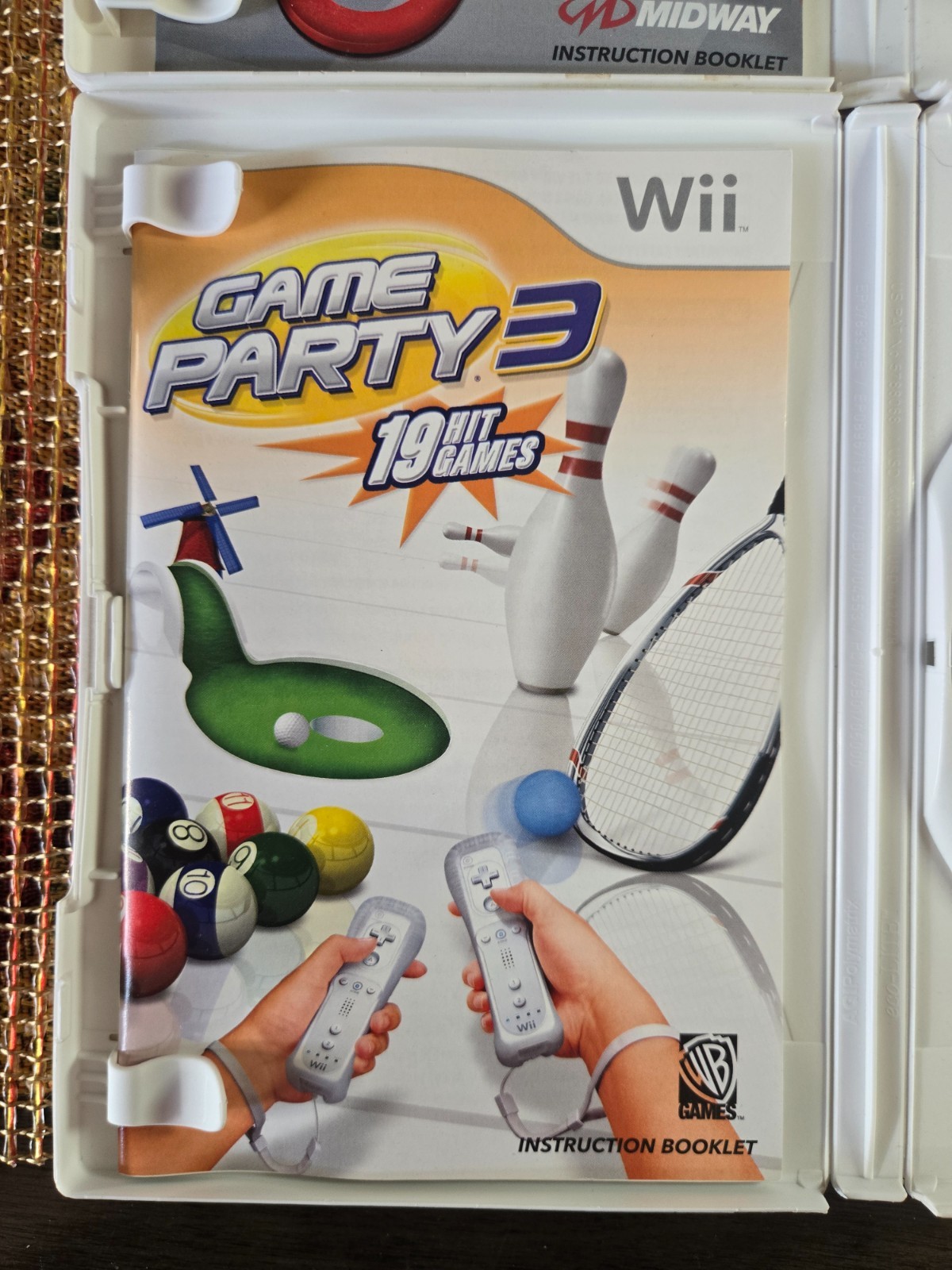 Game Party 1 + 2 (Nintendo Wii Video Games) Complete With Manuals