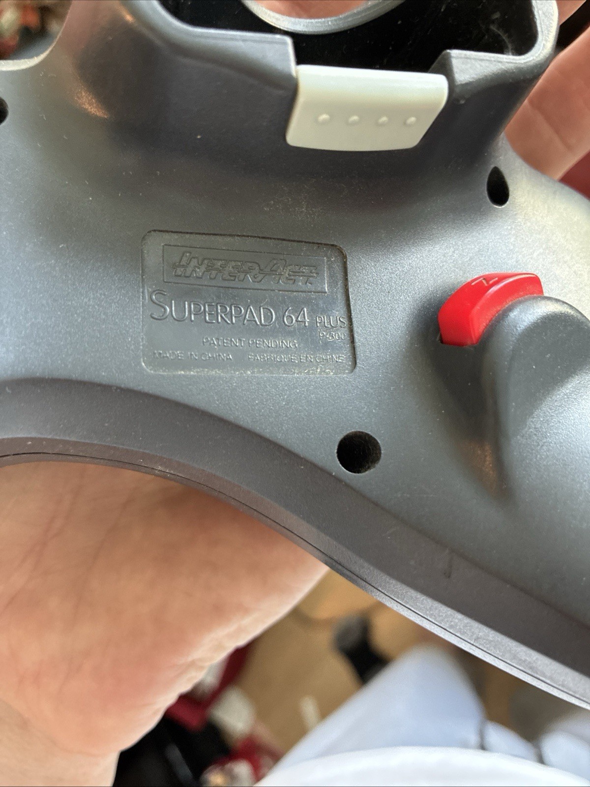 Performance Super Pad 64 Plus Wired Turbo Controller Black for Nintendo N64