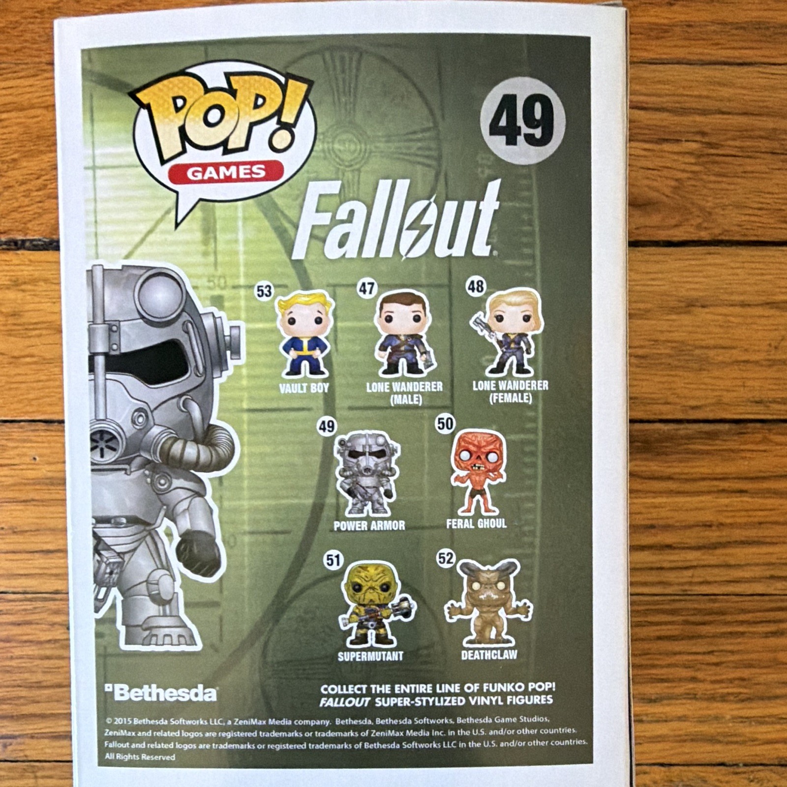 Funko Pop! Games Fallout Power Armor Vinyl Figure #49 2015 MPN JJL 151001