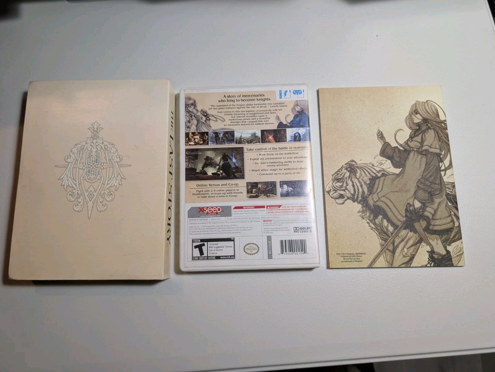 The Last Story Limited Edition Wii Big Box Art Book Bundle NO Soundtrack CD
