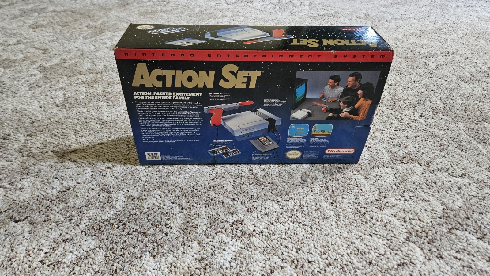 Nintendo NES Action Set Console Mario Duck Hunt