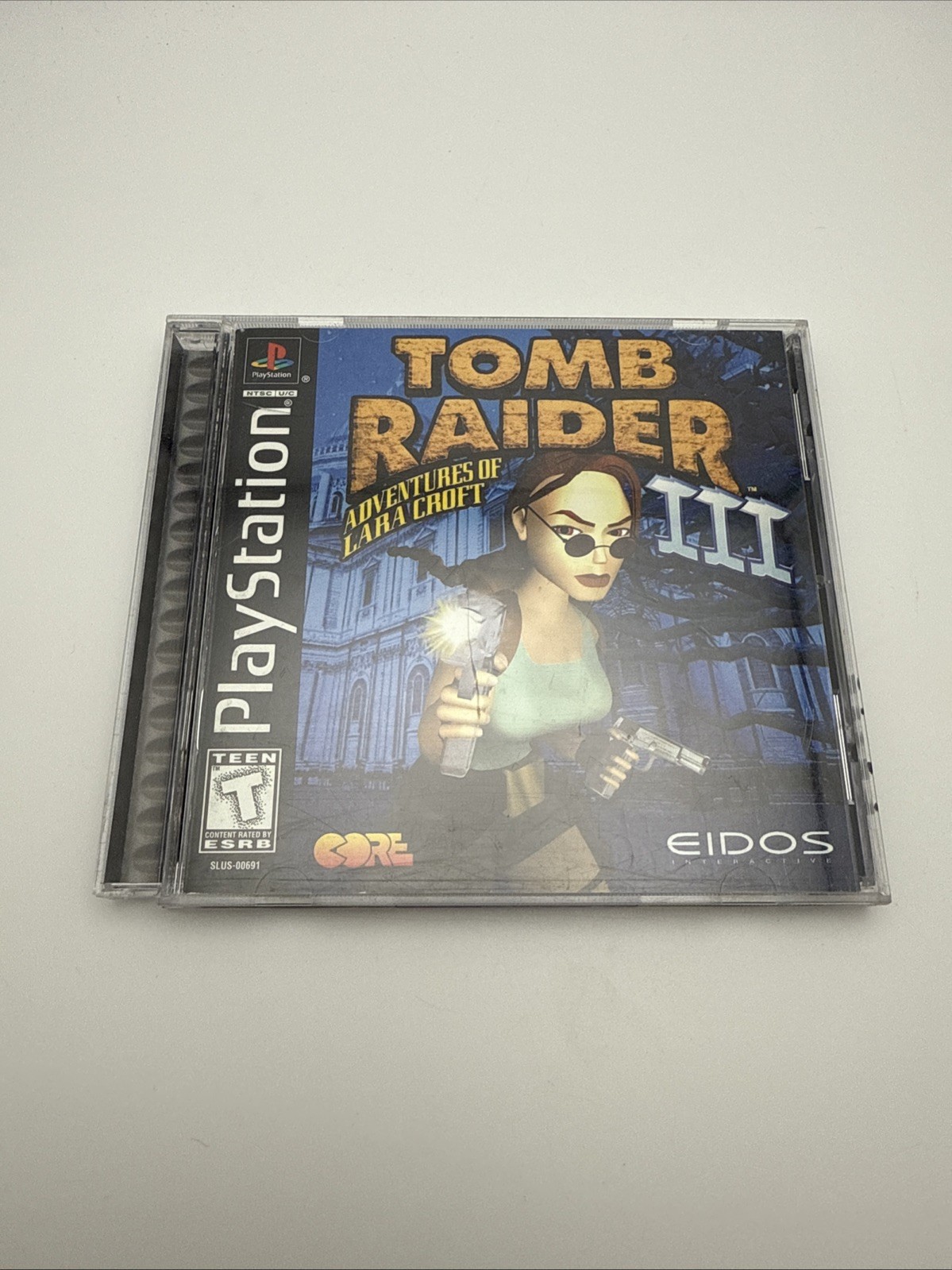 Tomb Raider 1 2 3 PS1 PlayStation 1 Lot Of 3 Games Complete CIB Black Label