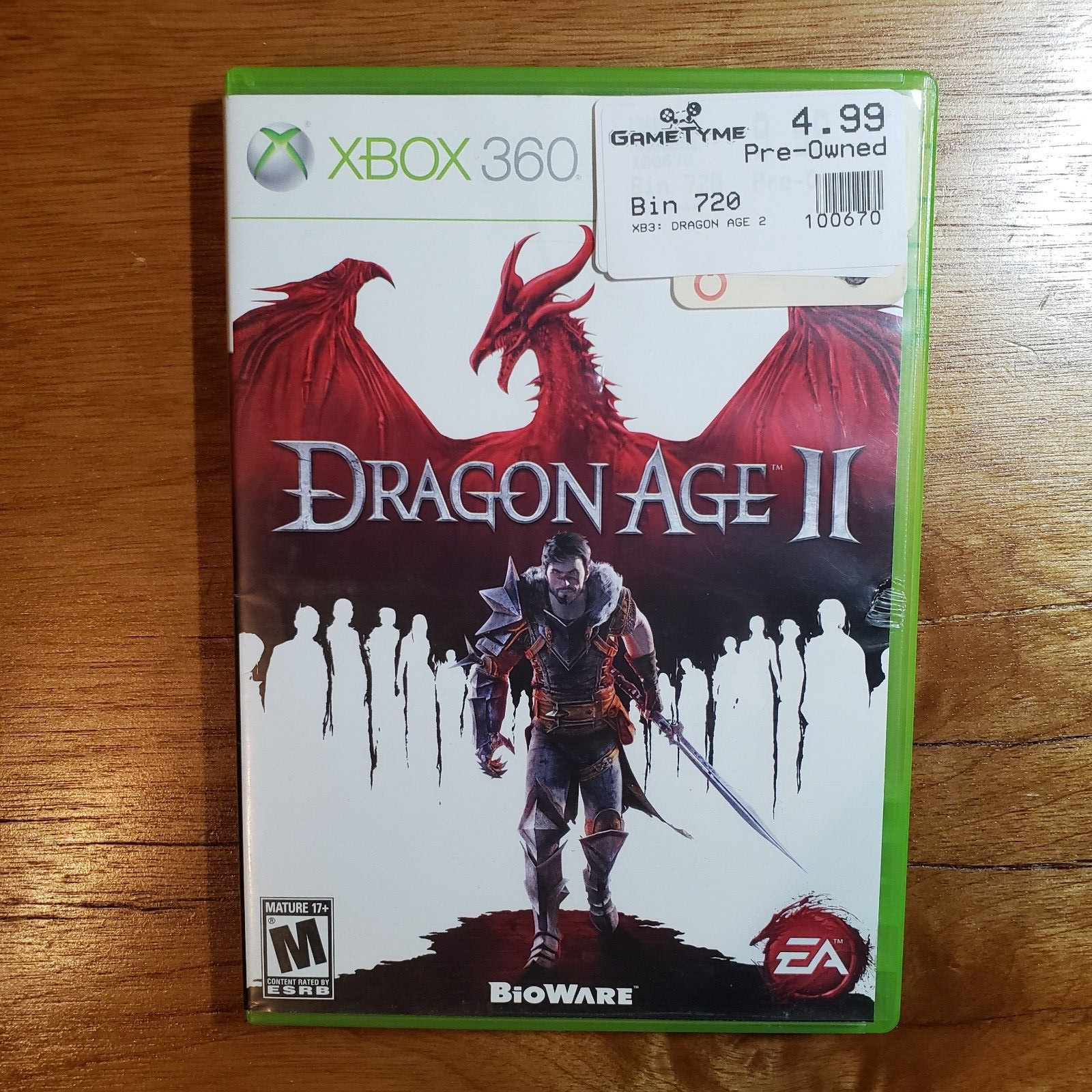 Dragon Age II, 2011, Xbox 360 – CIB Complete in Box