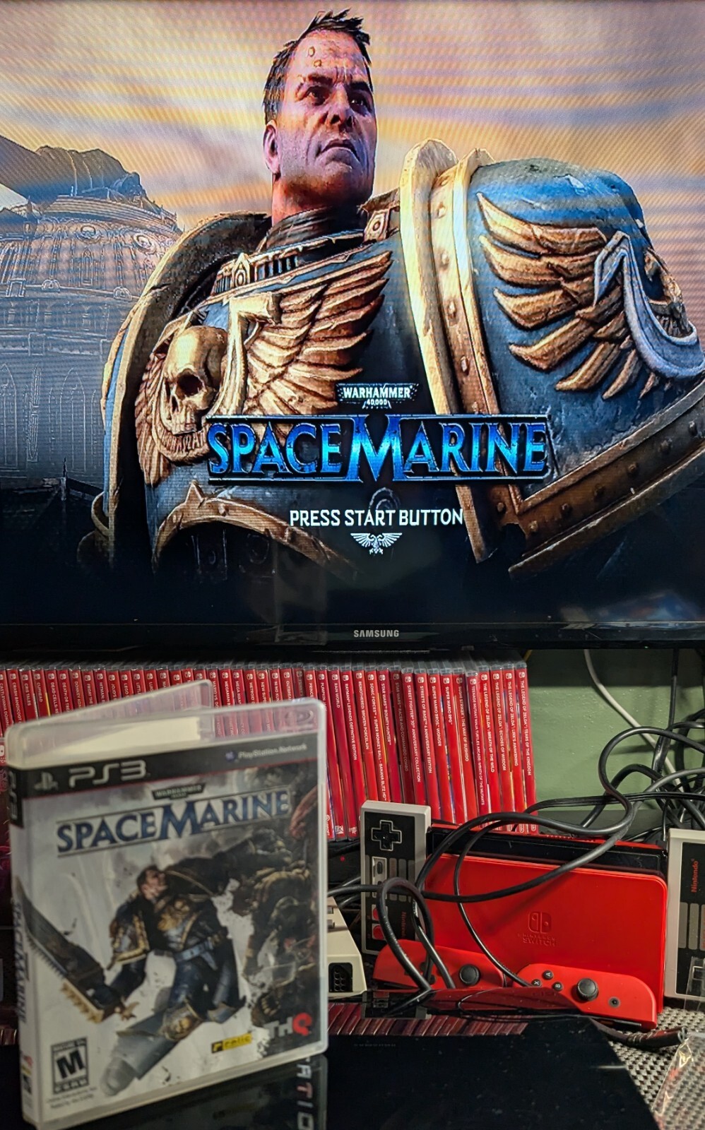 Warhammer 40,000 40K Space Marine Sony PlayStation 3 PS3 Cib Tested and Working