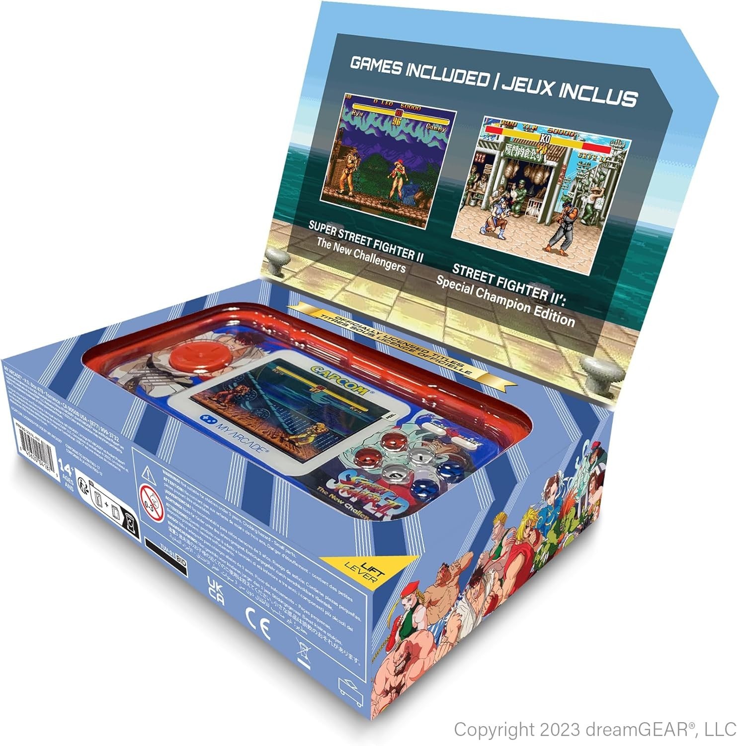 Street Fighter II Retro Handheld: Includes Super Street Fighter II & Champions