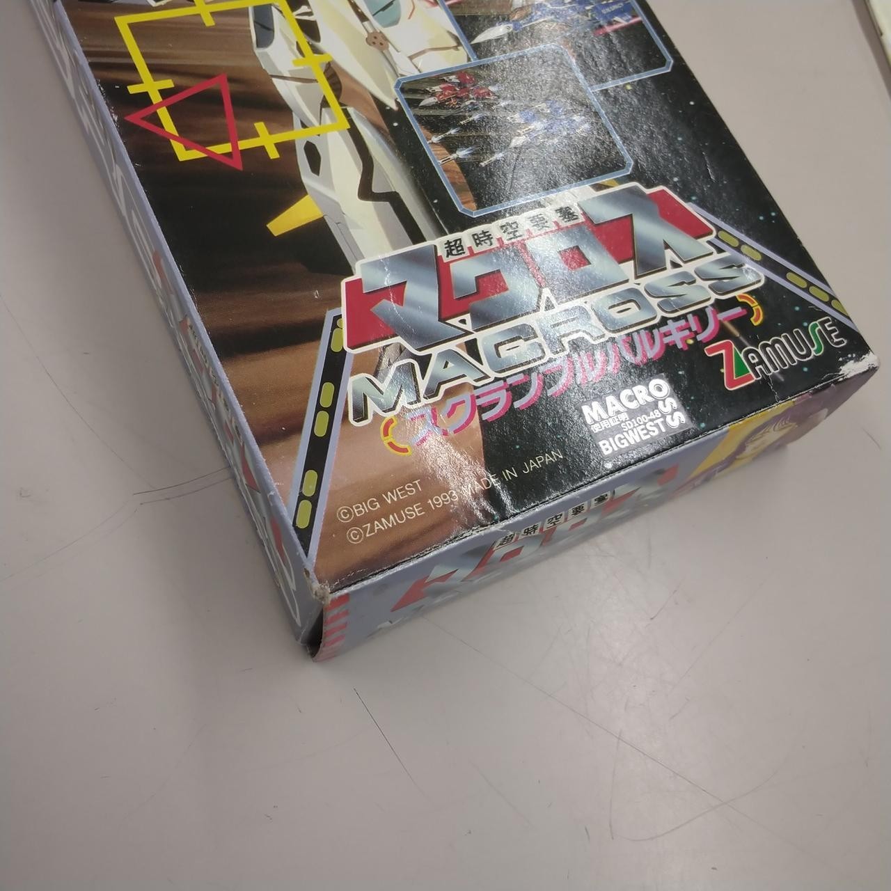 Super Famicom Macross Scrambled Valkyrie Cartridge w/ Box Manual SHVC-M9