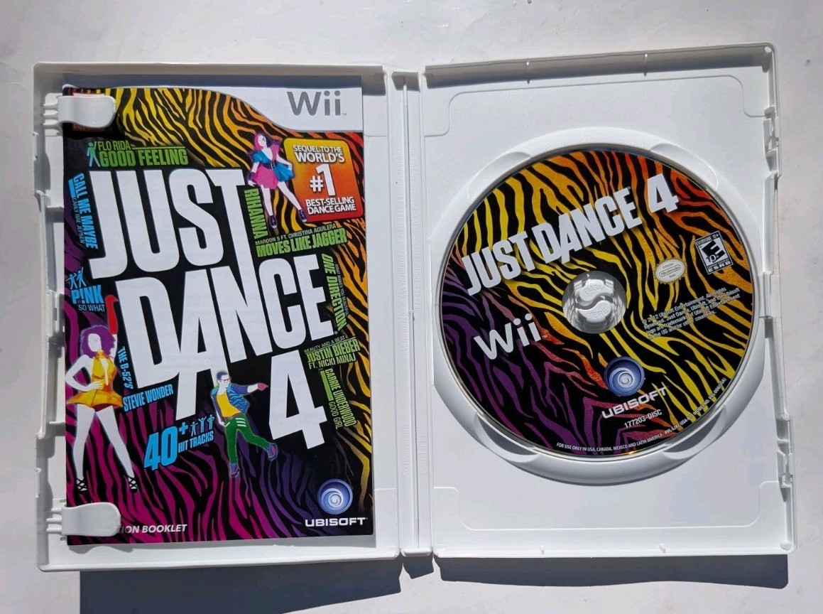 Just Dance 4 (Nintendo Wii, 2012) Complete CIB and Tested