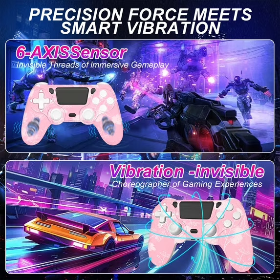 Wireless Controller Bluetooth Gamepad for PlayStation4 PS4 Multi-color