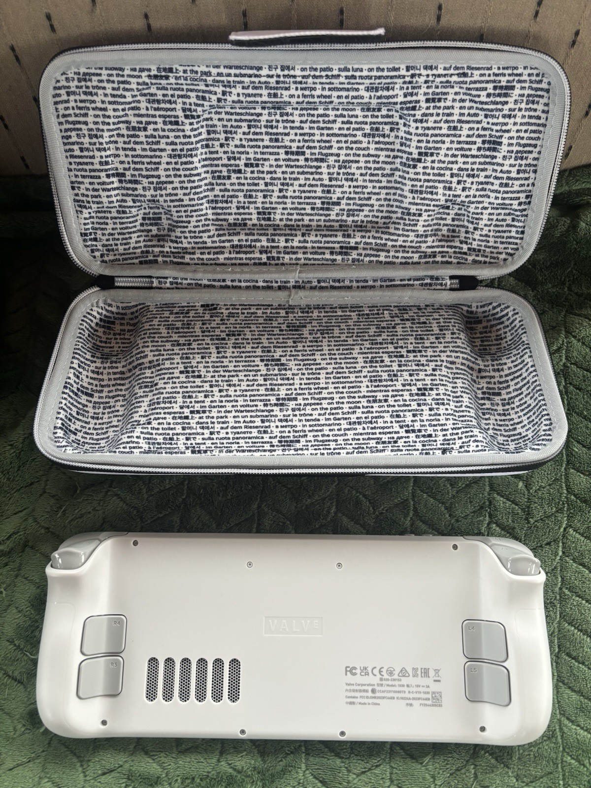 Valve Steam Deck OLED 1TB Limited Edition White Handheld System Console w/ Case