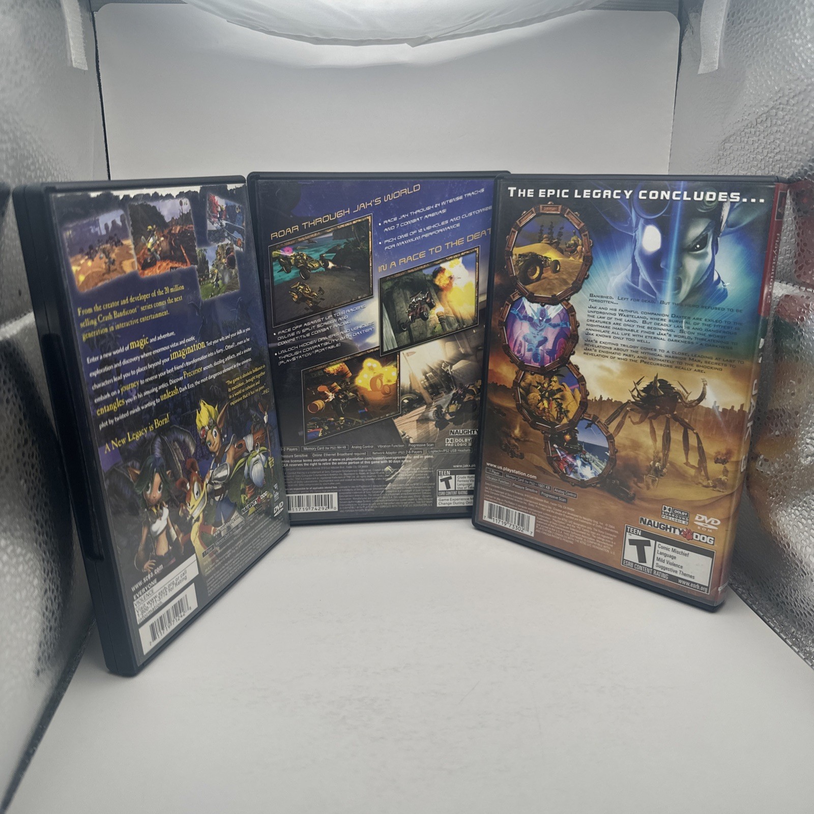 Jak 3 X Combat Racing Dexter Precursor Legacy Games PS2 Games LOT Bundle CIB VGC