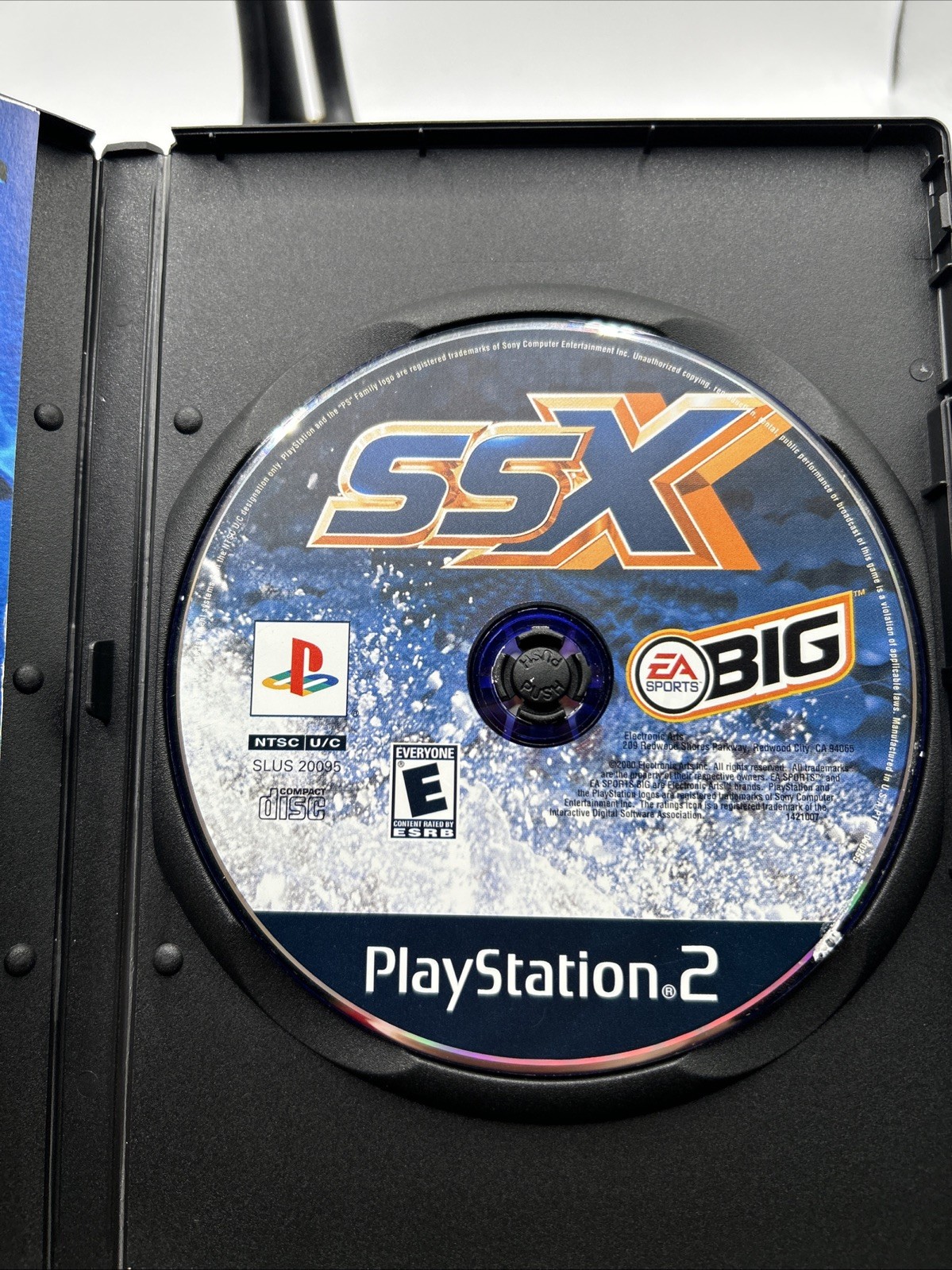 SSX PS2 Black Label PlayStation 2 + Reg Card – CIB Tested Sun faded Spine