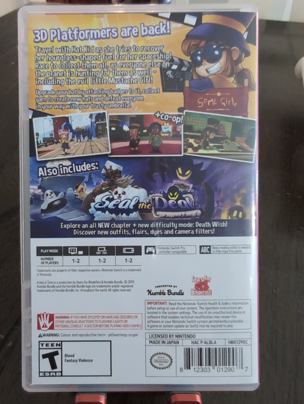 A Hat In Time – Nintendo Switch – Ships in a Box