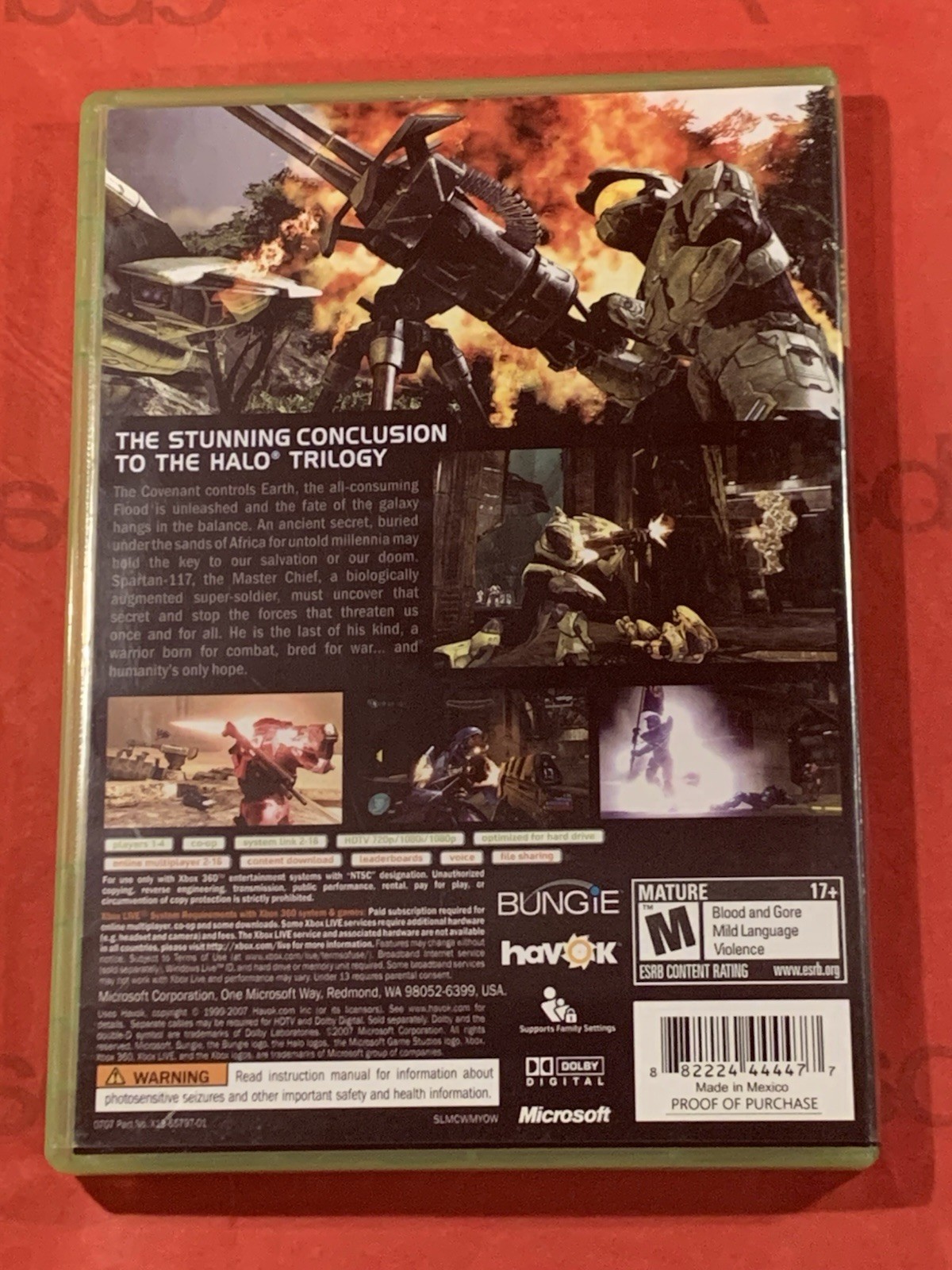Lot of 6 Halo Xbox 360 Games: 1 Anniversary,3,4 ODST, Reach, Wars CIB & TESTED