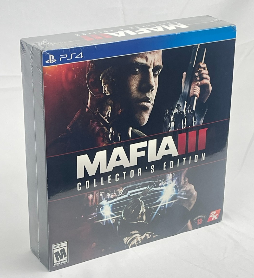Mafia III Collector’s Edition Sony PlayStation 4, 2016 Brand New Sealed for PS4