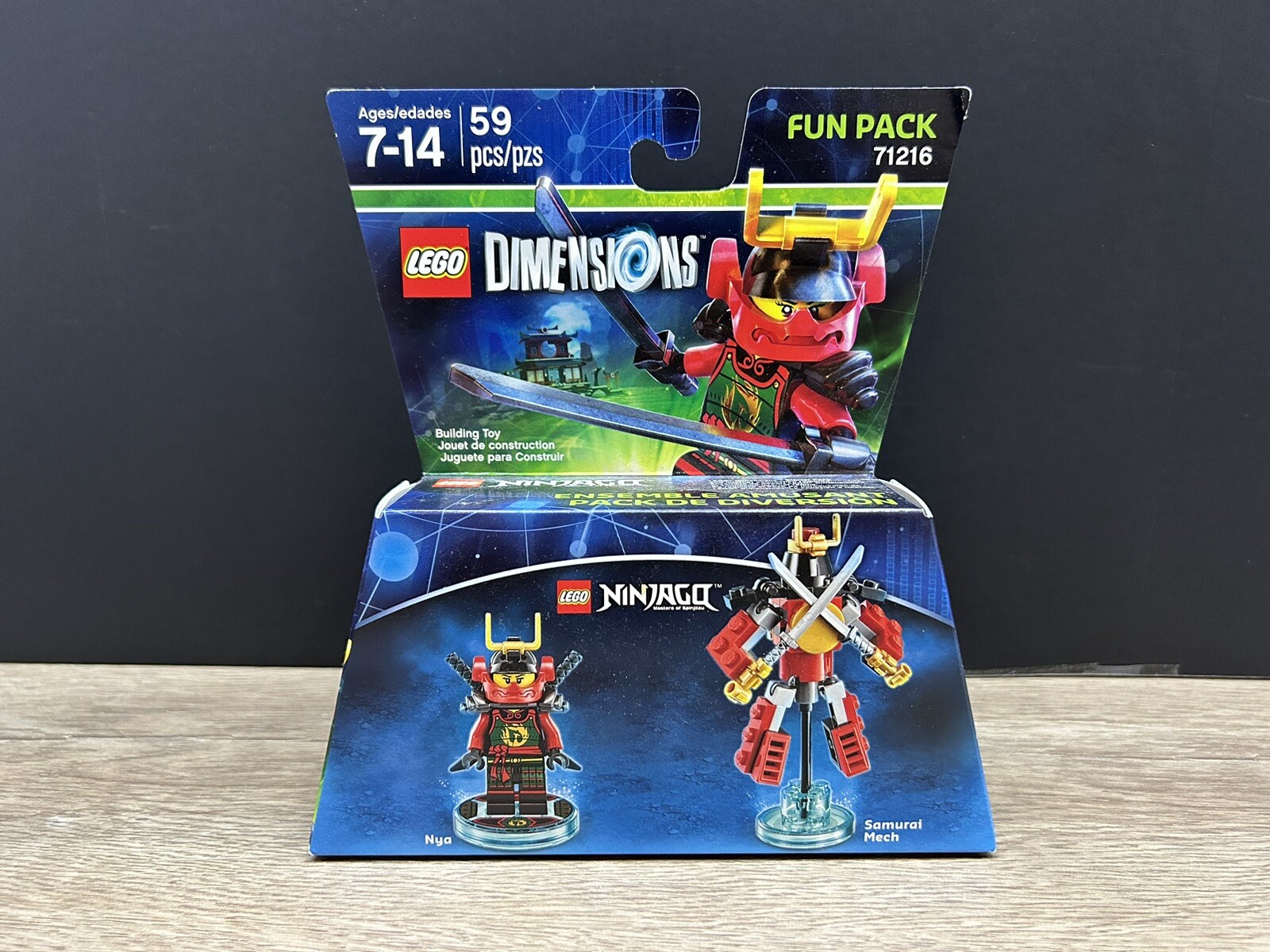 Lego Dimensions Ninjago Nya Samurai Mech Fun Pack 59 Pieces 71216 Brand New