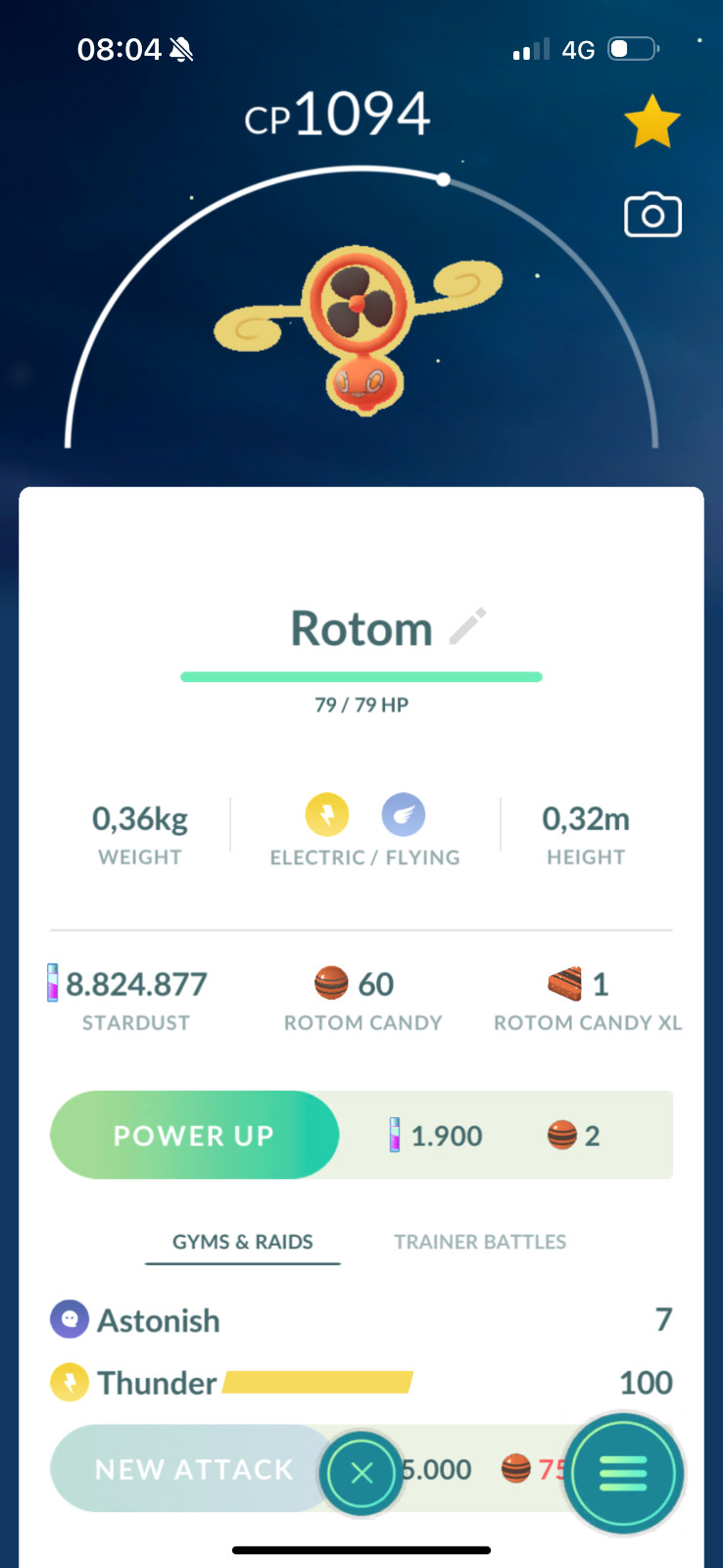 Pokemon Fan Rotom – TRADE 20k stardust