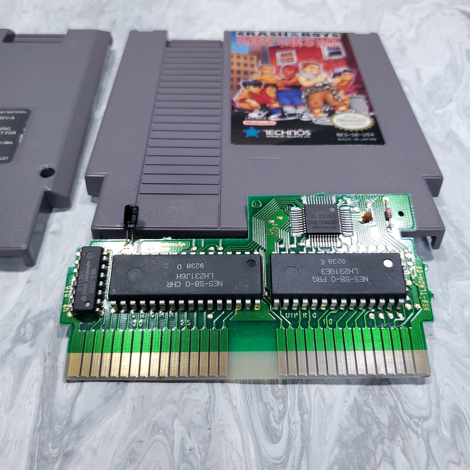 Crash N the Boys NES CART Original Vintage Nintendo Games Cleaned & Tested
