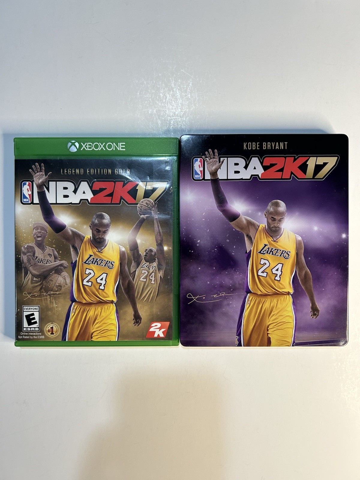 NBA 2K17 Rare Kobe Bryant Steelbook With Game + Legend Edition Gold (Xbox One)