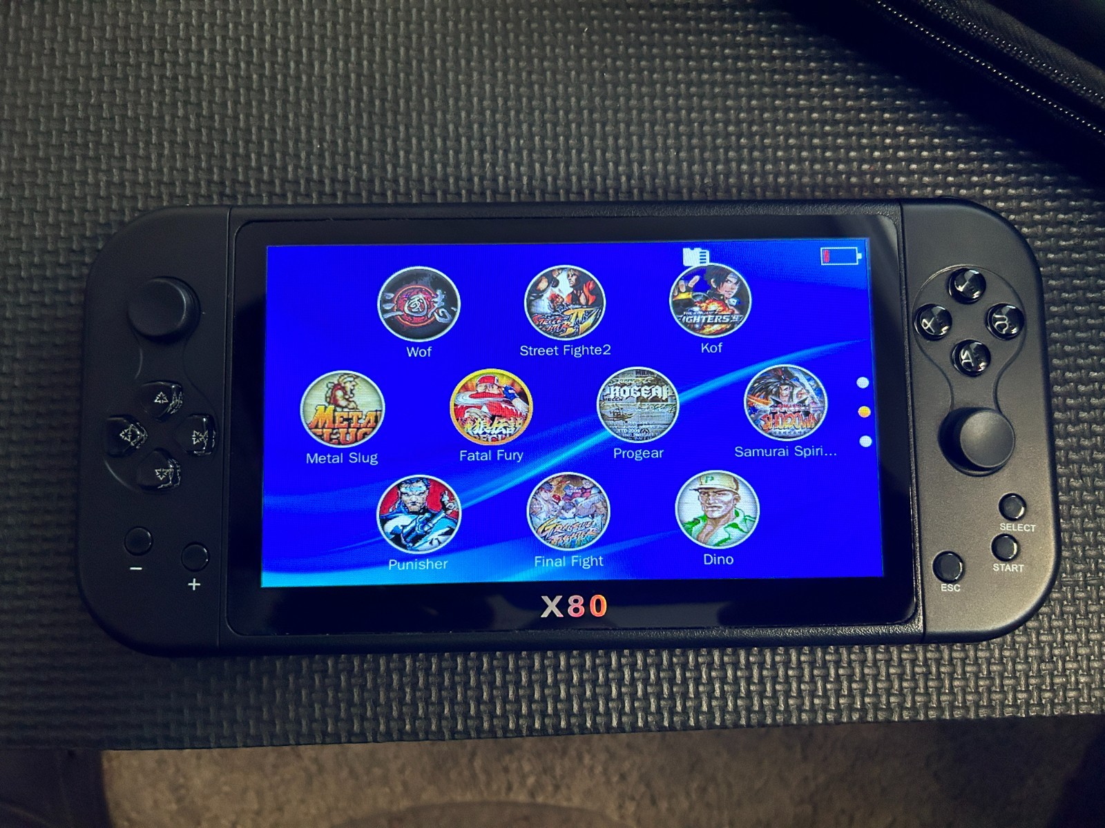 X80 GAMING HANDHELD (64GB GAME CARD) FREE BT EAR BUDS (GXRG)