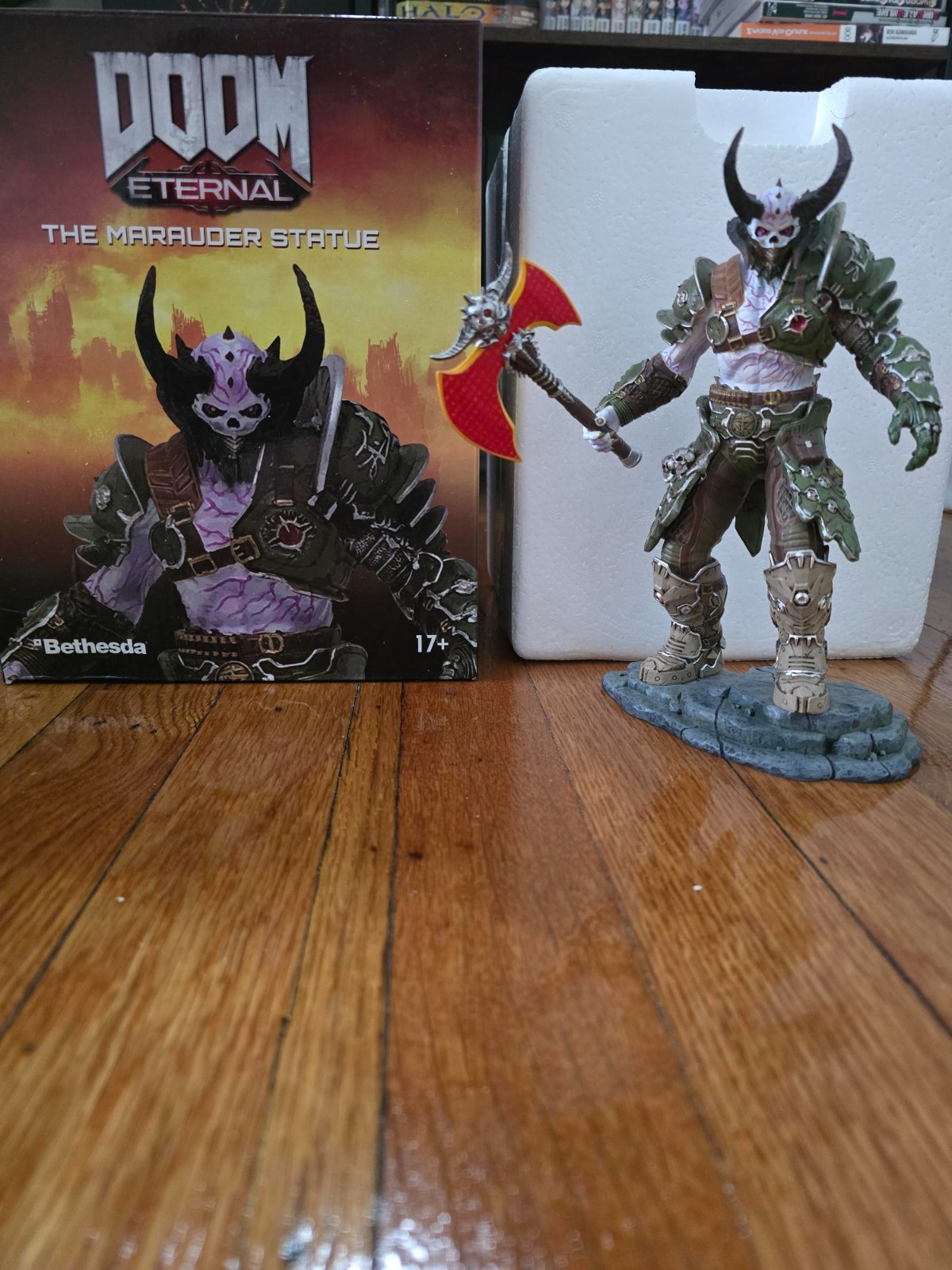 Doom Eternal Marauder Statue Official Bethesda Store 042/600 Limited Edition