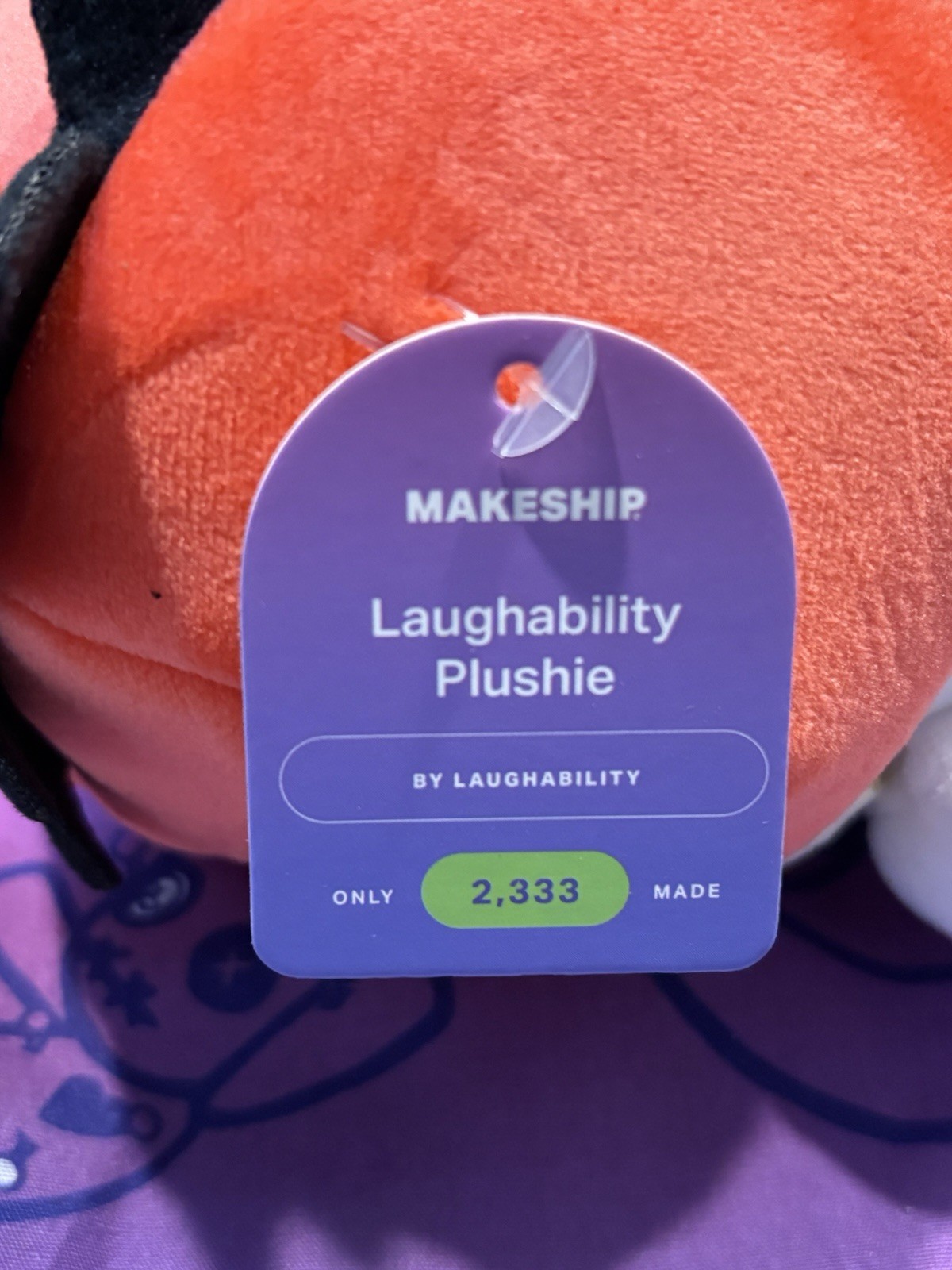 Makeship Plush Laughability YouTube Cartoon Animator Game – Rare Only 2,333 Made