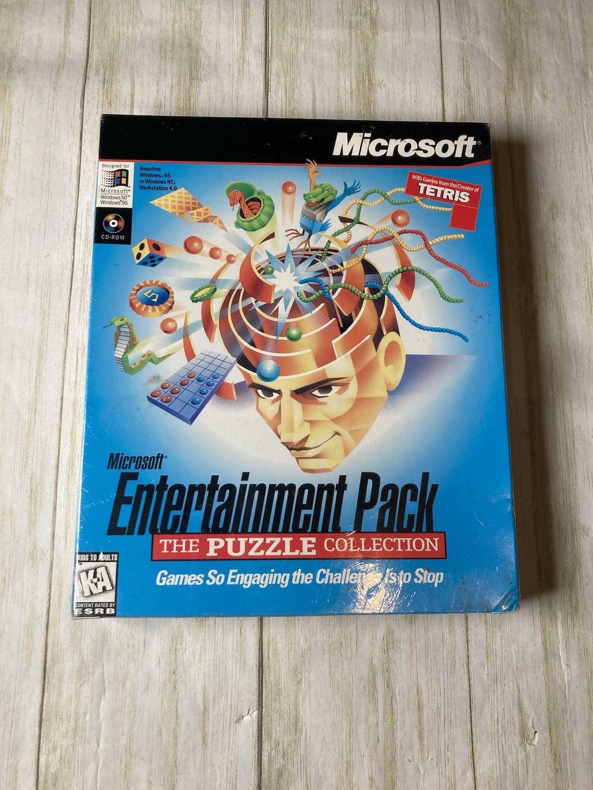 NEW SEALED – Microsoft Entertainment Pack: The Puzzle Collection (PC, 1997) RARE