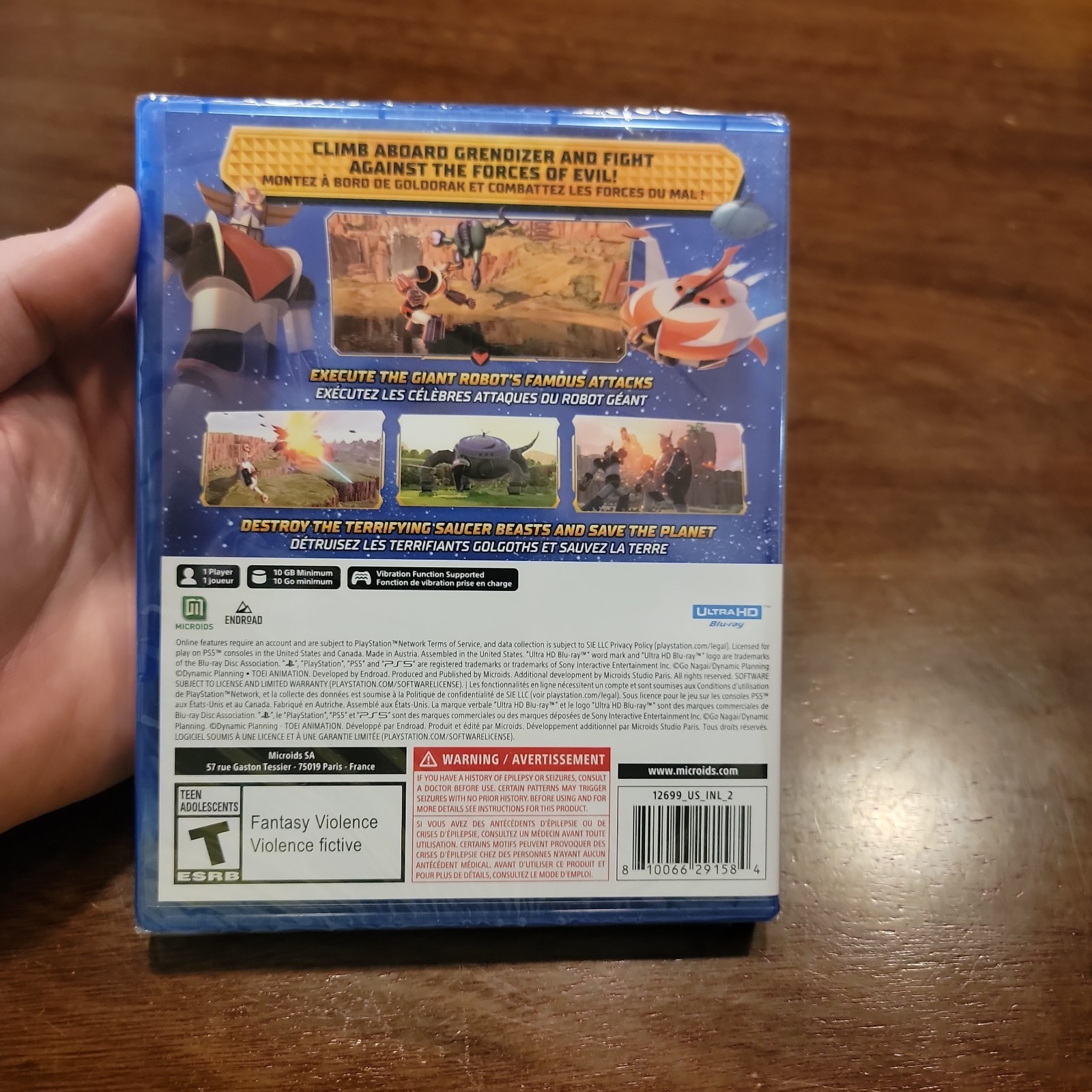 UFO Robot Grendizer: the Feast of the Wolves (PlayStation 4) Brand New – Sealed