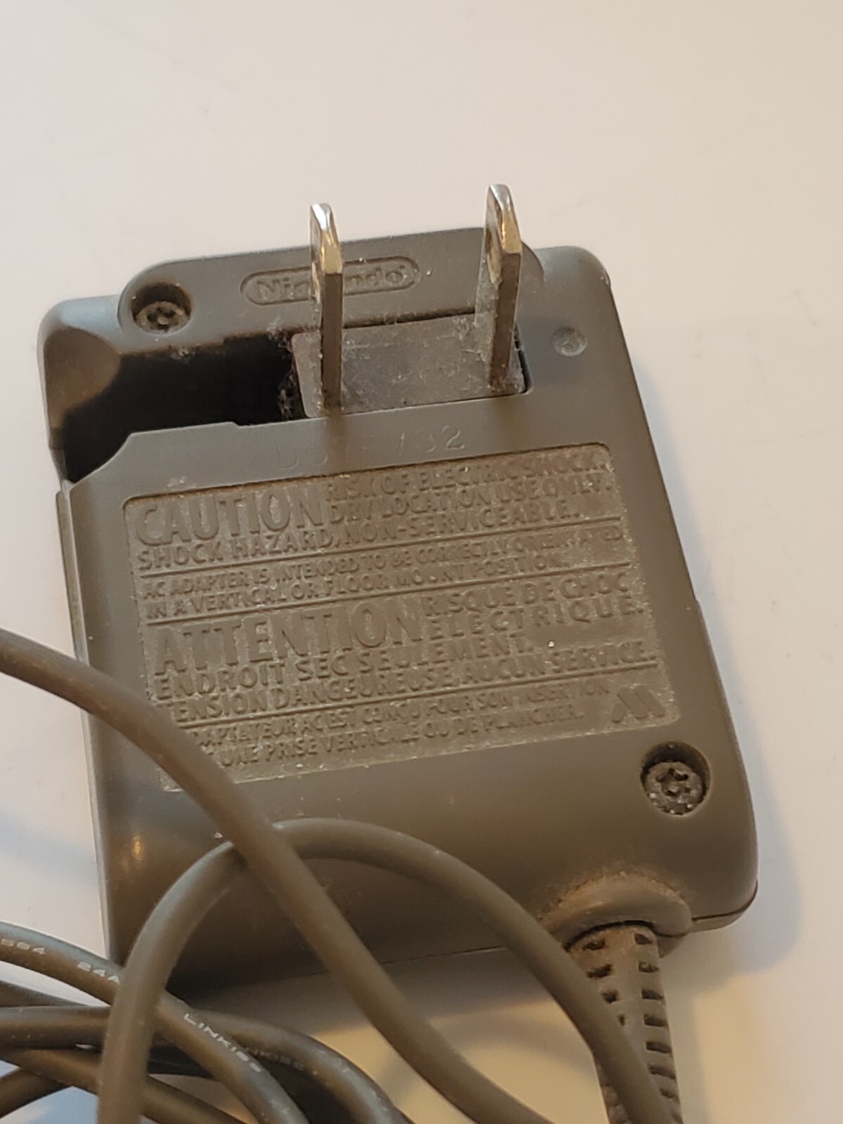 Nintendo DS Lite AC Adapter Charger Wall Plug USG-002 USG-001