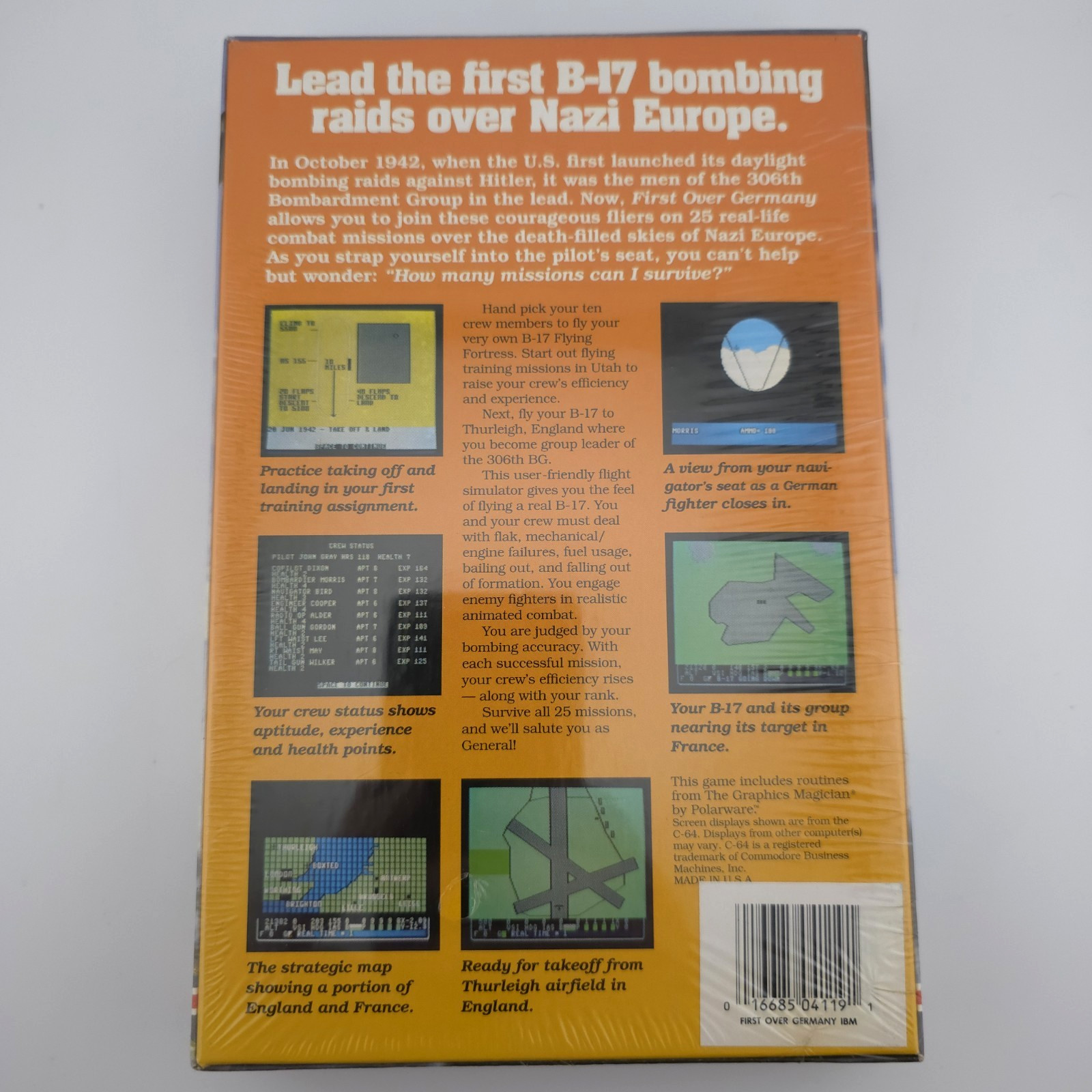First Over Germany, 1988, Big Box, New & Sealed