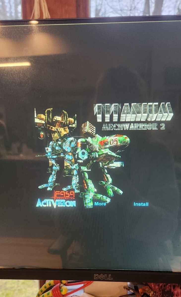 MechWarrior 2 (Titanium Edition) (PC) Disk Only Activision 1998 TESTED