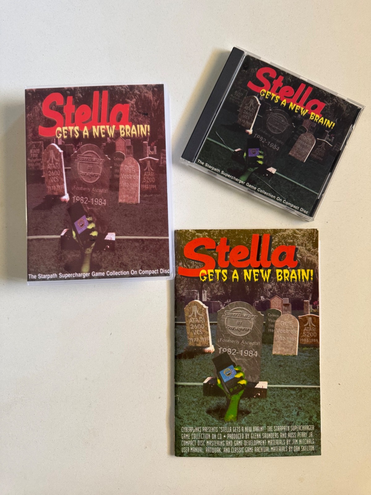 Atari 2600 Arcadia Starpath supercharger complete set 1-12 plus Stella Labyrinth