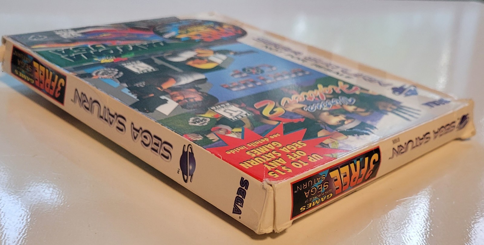 Sega Saturn 3 GamePack Not For Resale Virtua Fighter 2 Daytona Virtua Cop Tested