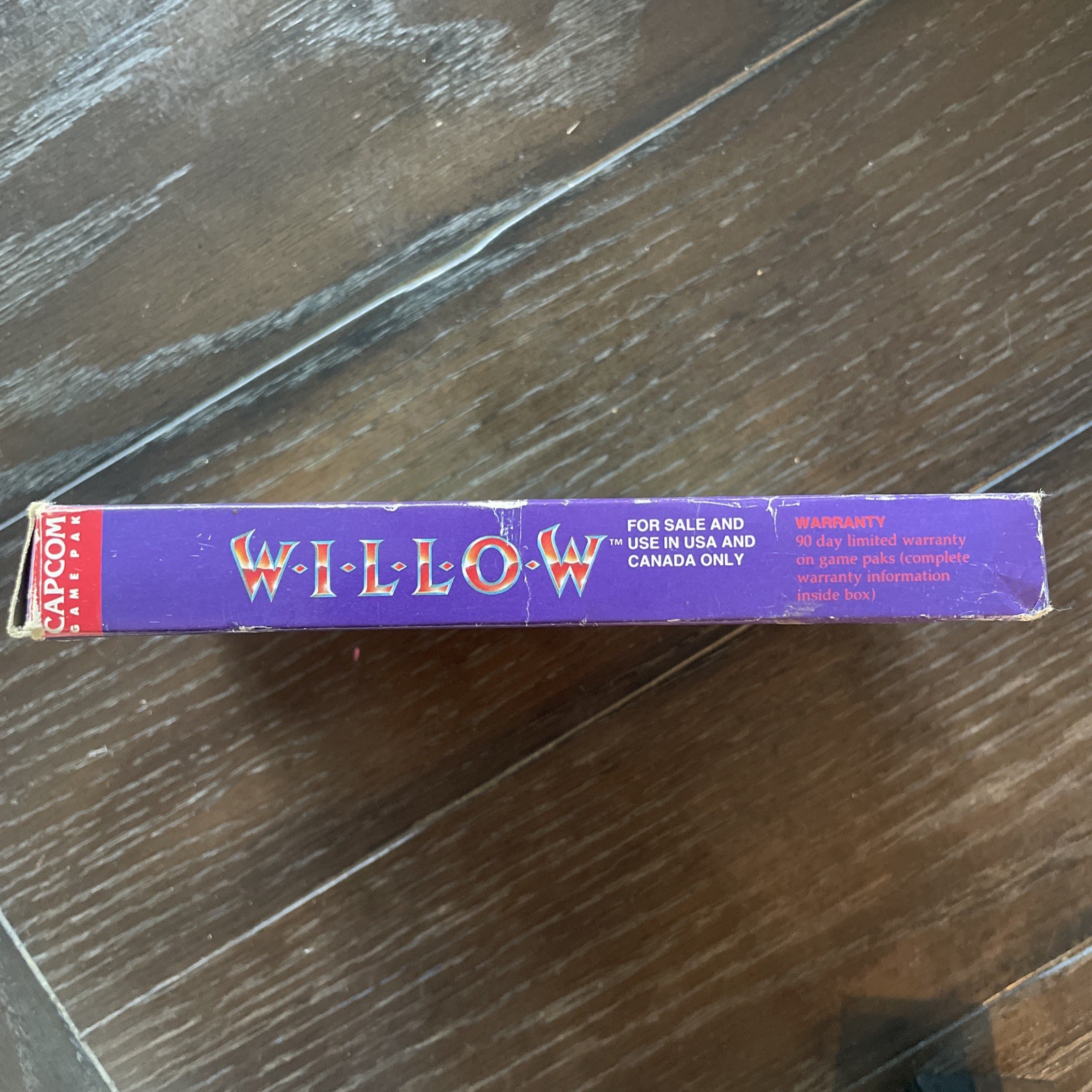 Willow for Nintendo NES Complete In Box CIB – Box, Game, Manual, Styrofoam