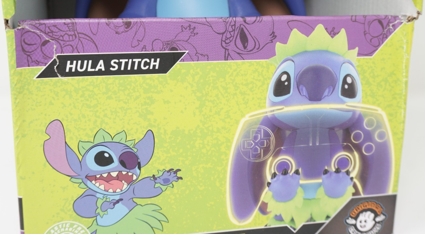 Disney Lilo and Stich Hula Stitch Cable Guys Phone and Controller Holder