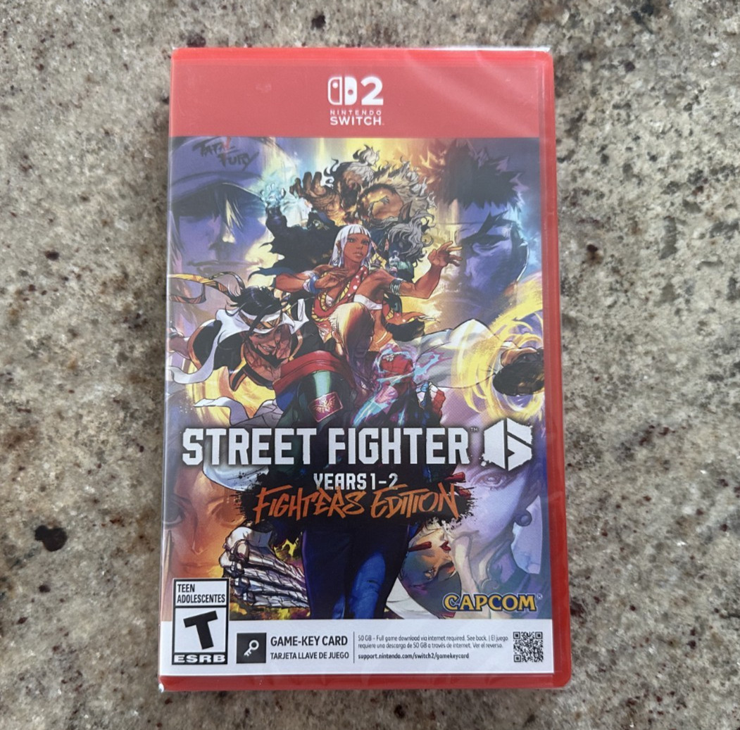 Street Fighter 6 Year 1-2 Fighters Edition (Game-Key Card) Nintendo Switch 2 New