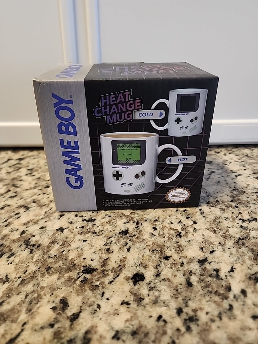 Nintendo Game Boy Heat Change Drink Mug Official Licensed Product *BRAND NEW*