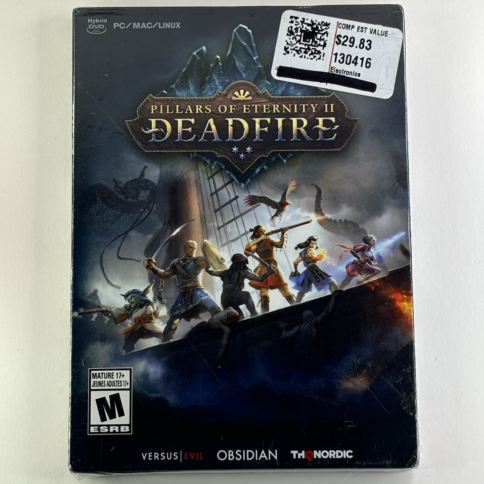 Pillars of Eternity II: Deadfire – Linux / MAC / PC Steam Required NEW SEALED