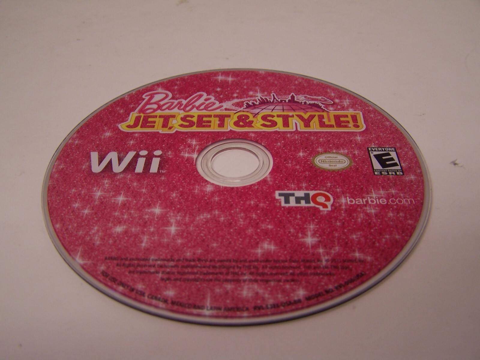Barbie: Jet, Set & Style (Nintendo Wii, 2011) Disc Only