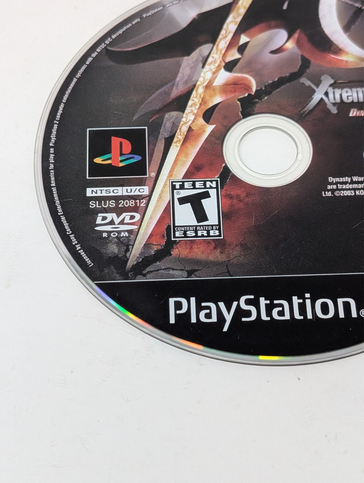 Dynasty Warriors 4: Xtreme Legends (Sony PlayStation 2, 2003) Disc Only