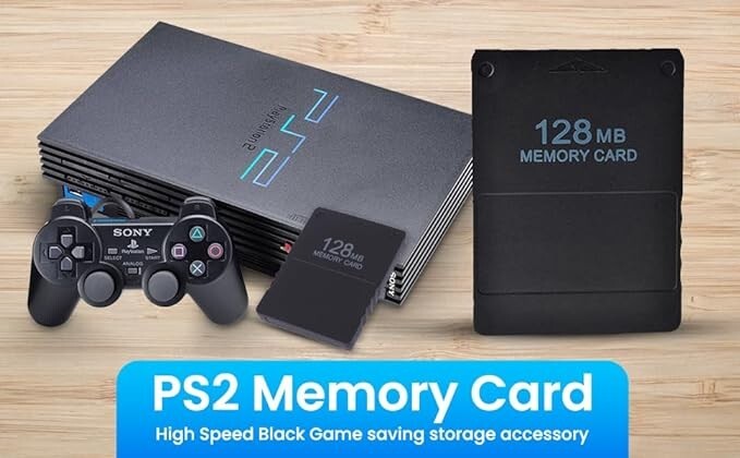 128MB Memory Card for PS2 Console – for ps2 memory card