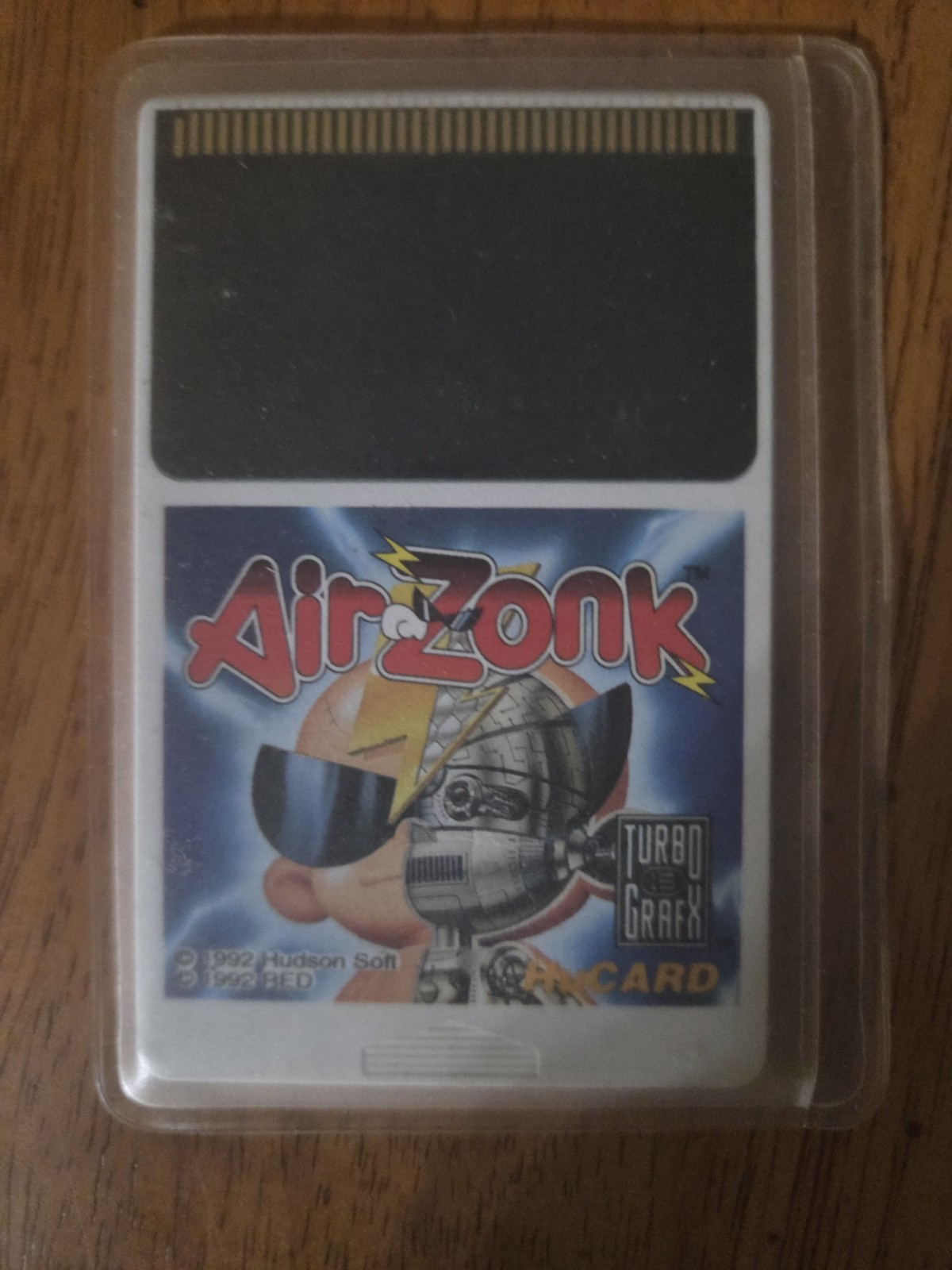 Air Zonk TurboGrafx-16 hucard and sleeve only. Very clean.
