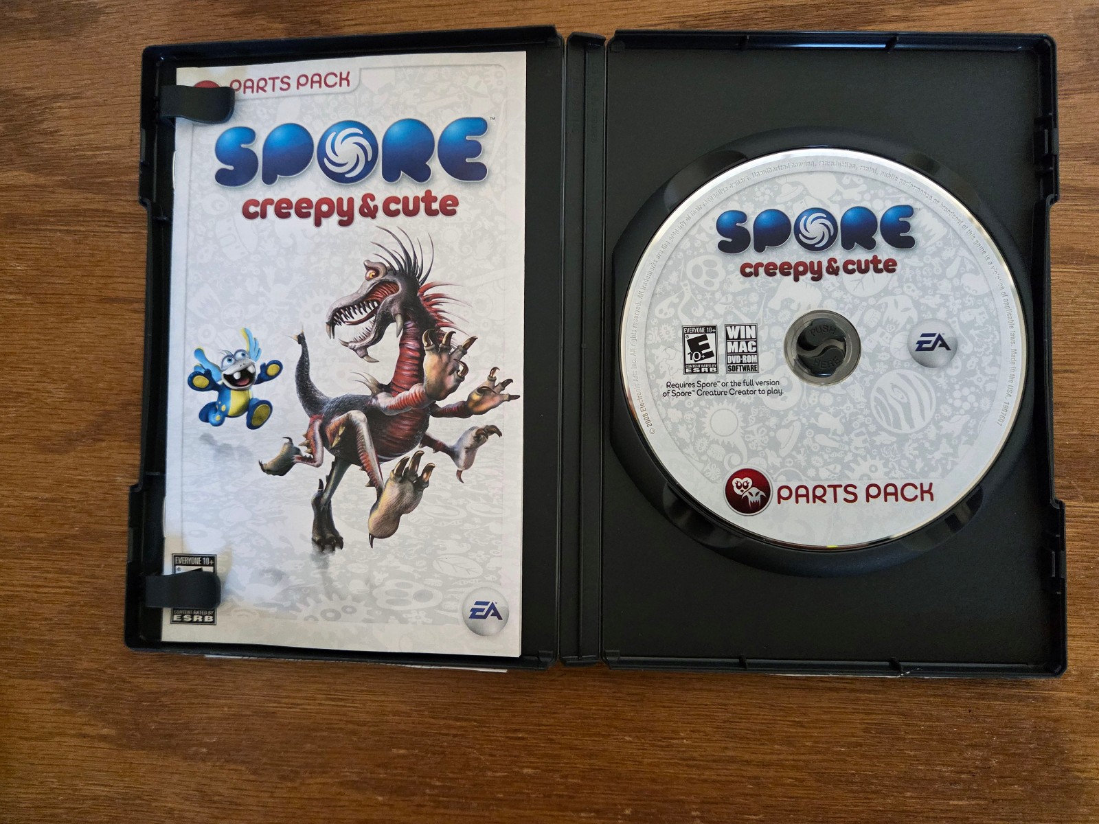 SPORE 3 Pack PC Game Set: Spore, Galactic Adventures Exp, Creepy & Cute Parts Pk