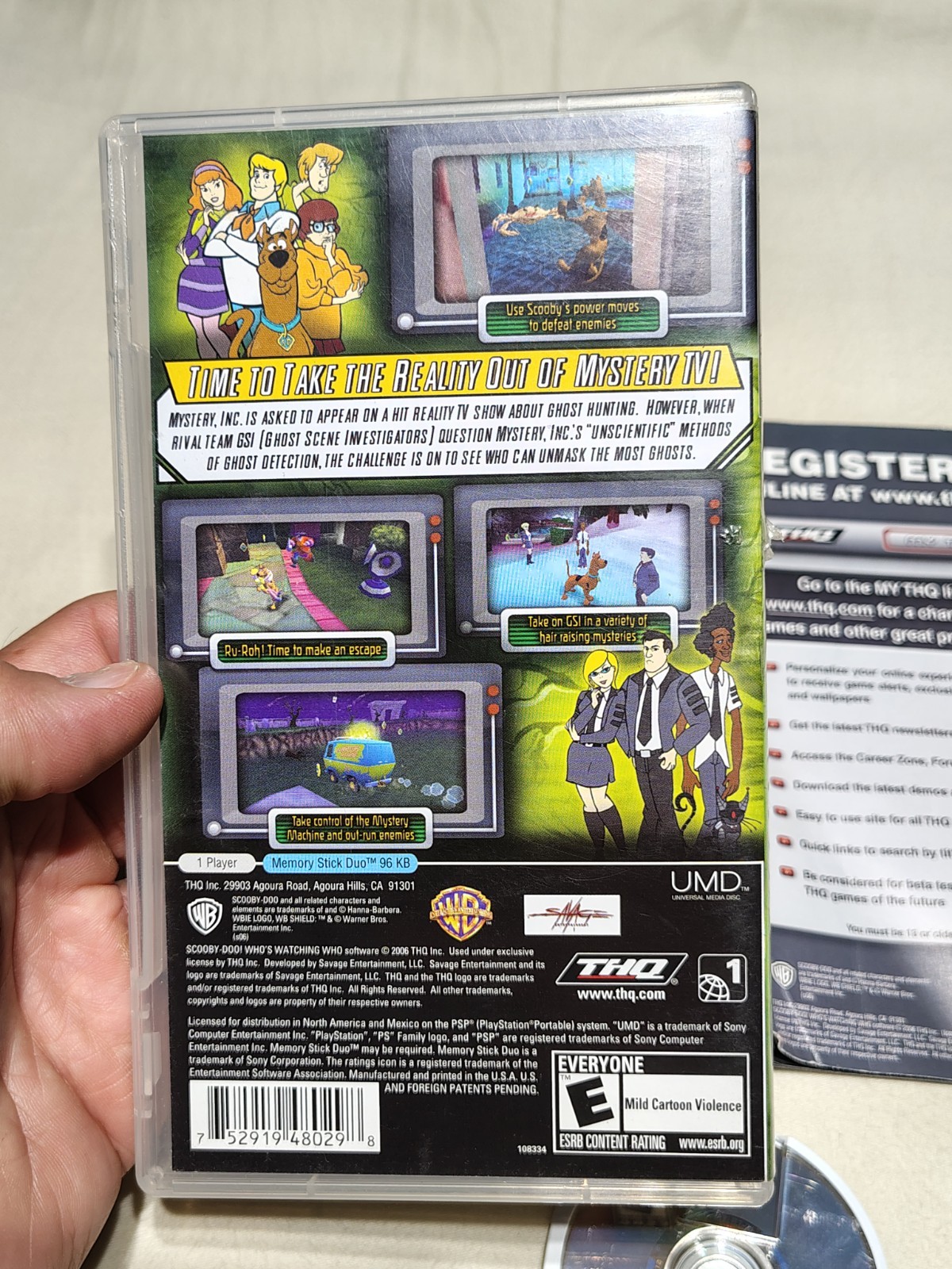 PSP Scooby-Doo! Who’s Watching Who – Complete Authentic Tested 😎🎮🔥