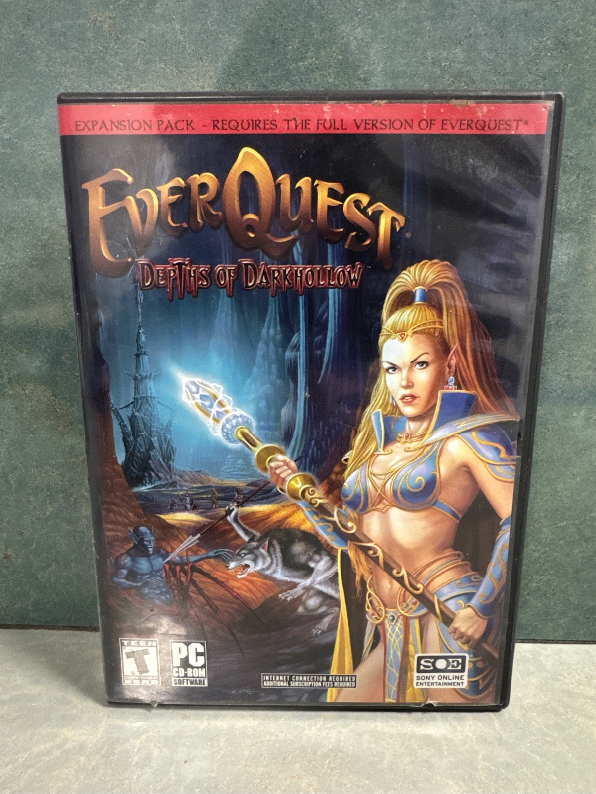 EverQuest: Depths of Darkhollow (PC, 2005) Expansion Pack with post cards