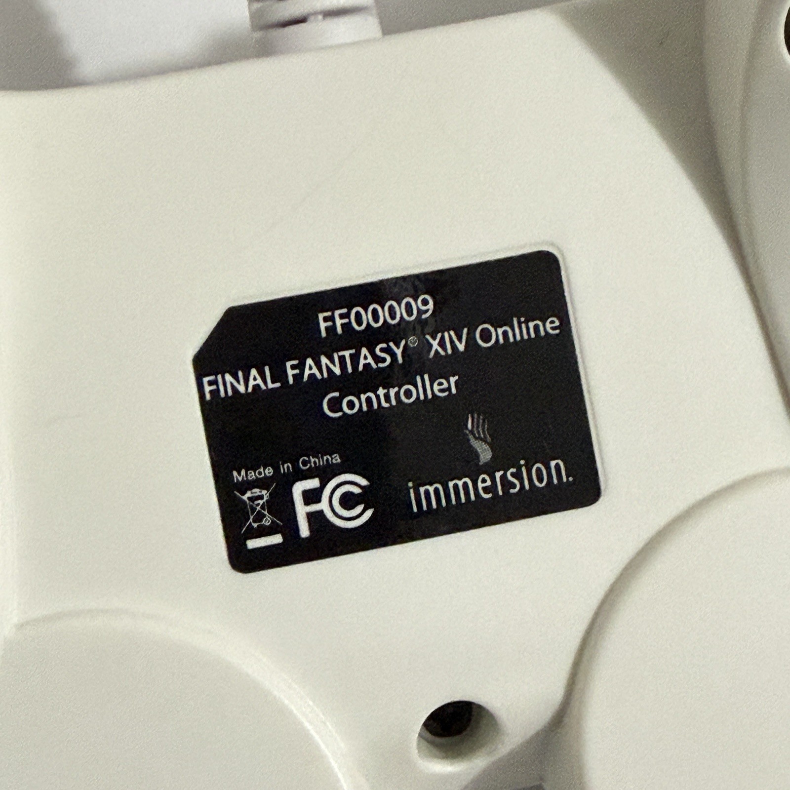 Final Fantasy XIV 14 Online PC Wired USB Controller White – Tested Working