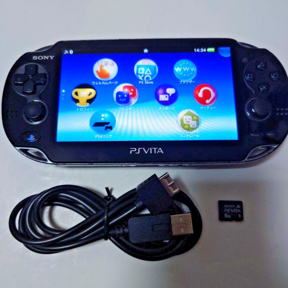 Sony PS Vita PCH-1000 Black Tested Working Japan