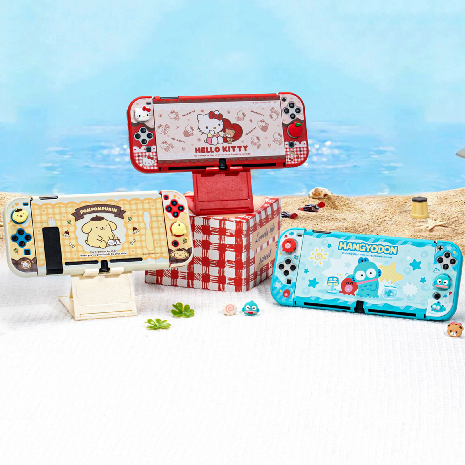 GeekShare X Sanrio Protective Case for Nintendo Switch / OLED Hello Kitty Shell