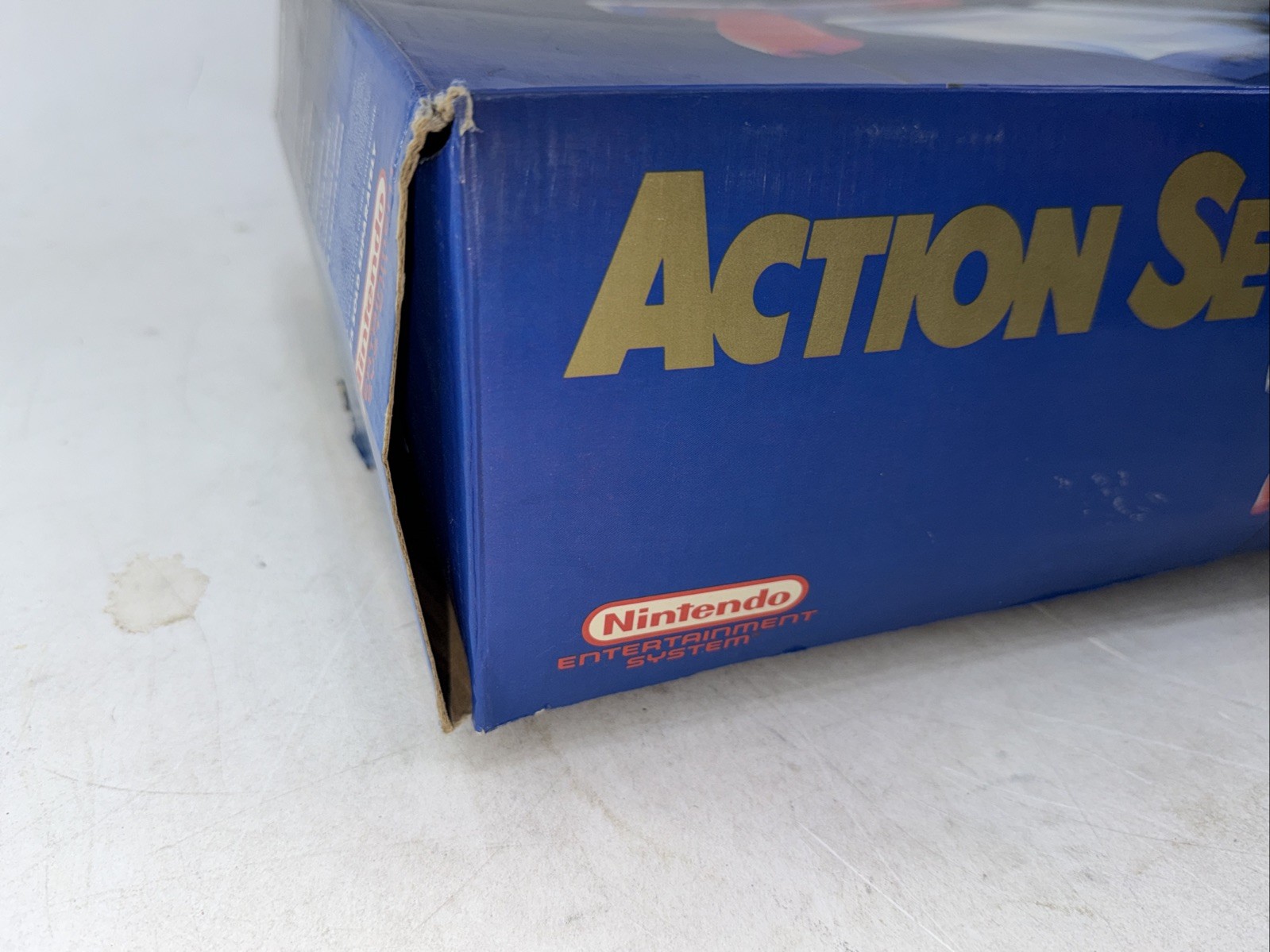 Oval Seal NES Action Set BOX ONLY Nintendo 1990 🔥