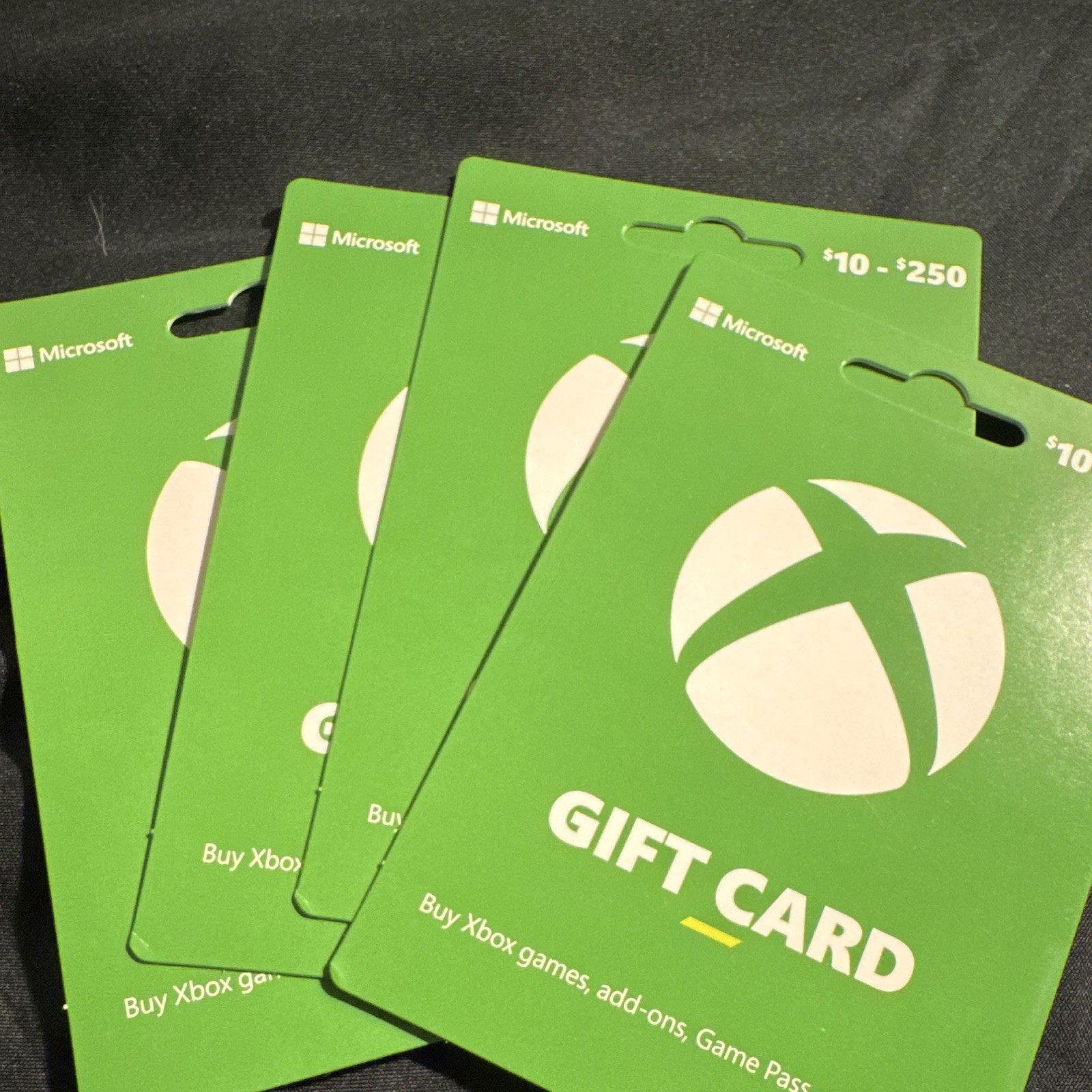 Microsoft Xbox physical Gift Card with value of $800 for Xbox Console & Games