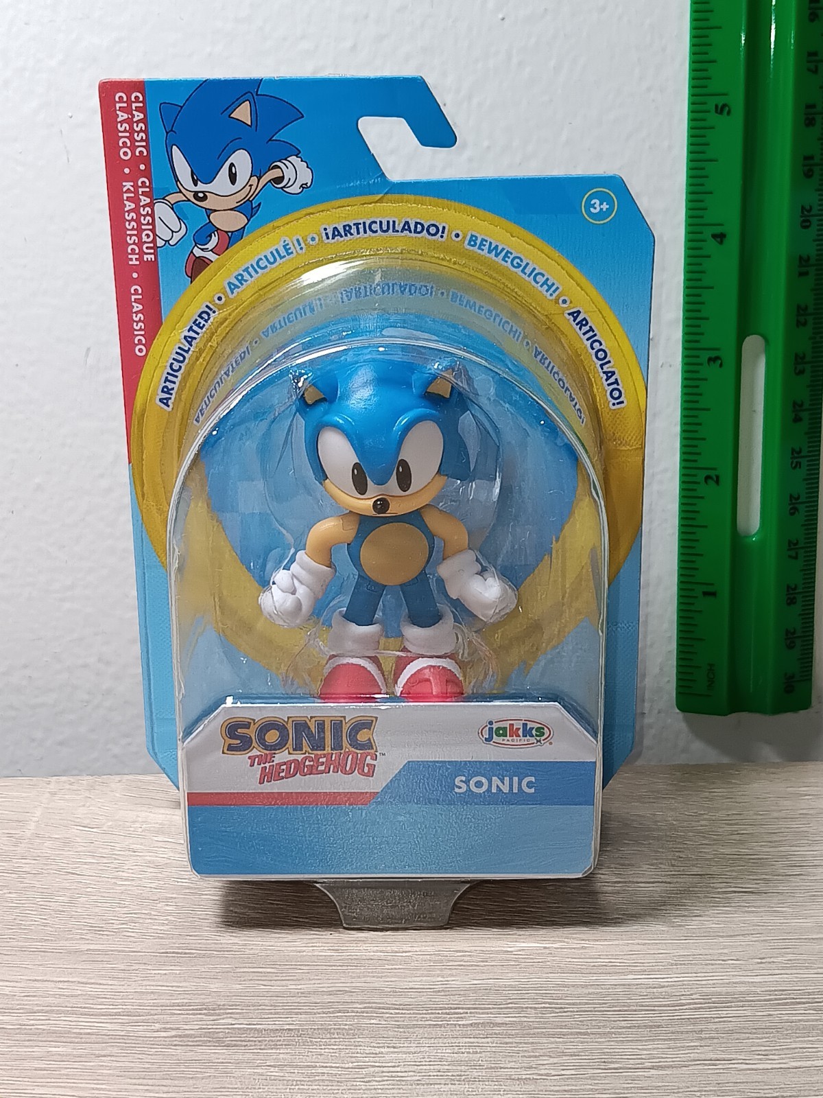*FREE SHIP* 2.5″ FROWN HANDS DOWN SONIC the Hedgehog Jakks Pacific BLISTER